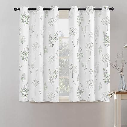 Amazon Xtmyi Short Bathroom Curtains For Small Window Blackout