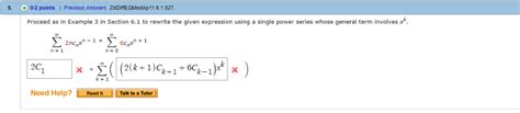 Solved 9 0 2 Points 1 Previous Answers ZillDiffEQModAp 11 Chegg