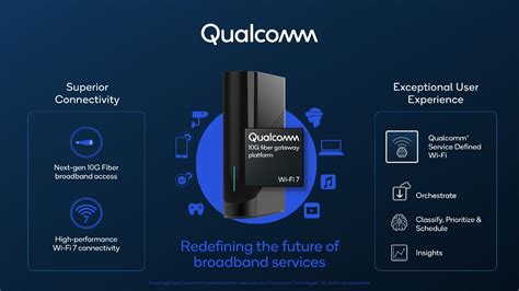 高通 Qualcomm 推出 10G 光纖閘道器平台軟體定義Wi Fi 7 連接能力 XFastest News