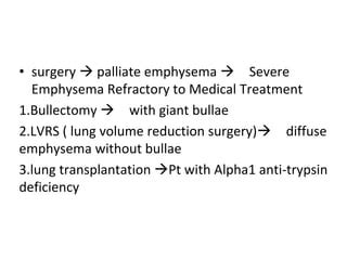 Surgery for Emphysema | PPT