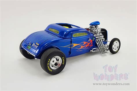 1934 Rat Fink Blown Hot Rod Altered Coupe 18965 118 Scale Acme Wholesale Diecast Model Car