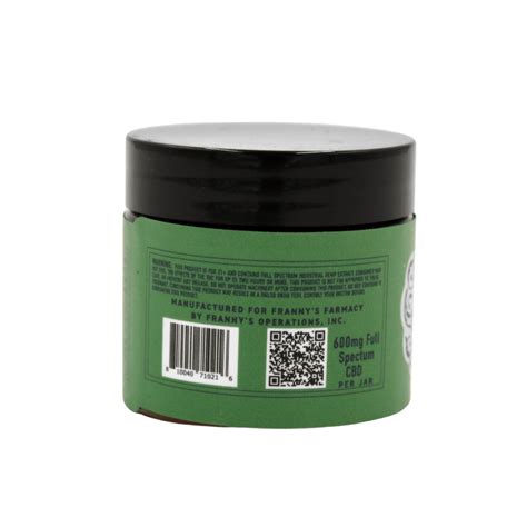 Hemp Healing Salve 600mg Franny S Farmacy