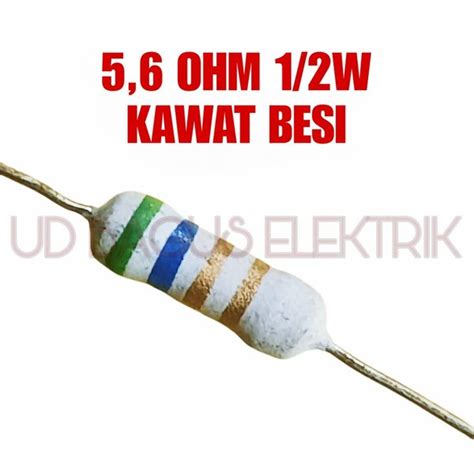 Jual X Resistor Ohm W Kawat Besi Dapat Pcs Resistor Di