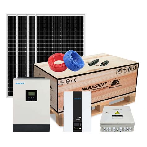 Neexgent Complete Kw Solar System Off Grid Solar System With Full