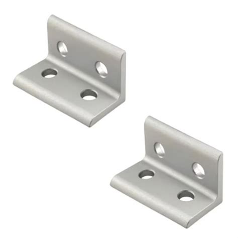 Custom Hole Slotted Inside Corner Bracket Aluminum Steel Brackets