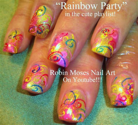 Robin Moses Nail Art Party Nails Spring Nails Nail Art Nail