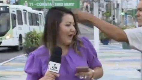 Rep Rter De Afiliada Da Tv Globo Interrompida Ao Vivo