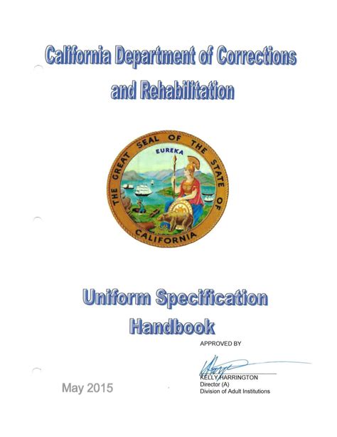 Cdcr Cadet Handbook 2024 Paige Barbabra