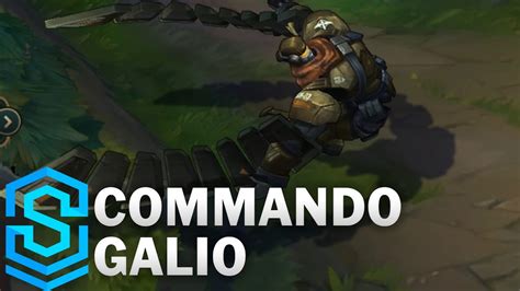 Commando Galio Rework Skin Spotlight Pre Release League Of