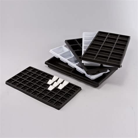 10 Compartment Durable Plastic Tray Insert 14 18x 7 58x 1 38h