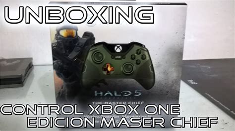 Unboxing Control Xbox One Edicion Jefe Maestro HD YouTube