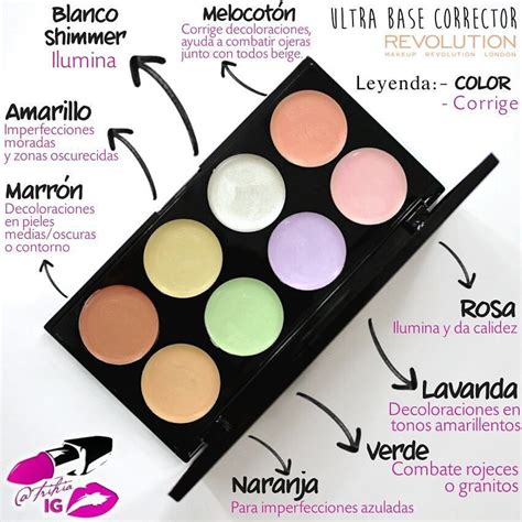 Paleta De Correctores De Color Ultra Base Corrector De Makeup