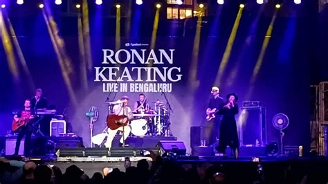 No matter what - Ronan Keating Live in Bangalore 2023 | India Tour | Boyzone - YouTube