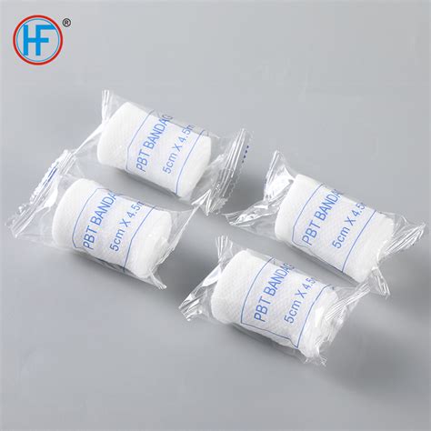 Mdr CE Approved Polyester Bandage Individually Packed In Waterproof Bag