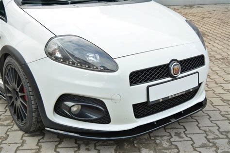 Car Styling Spoilers Wings Fiat Punto Grande Front Bumper Cup Chin