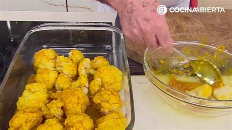 Coliflor Con Cúrcuma Y Sésamo Receta De Karlos Arguiñano En Cocina