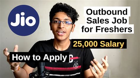 Reliance Jio Jobs 2020 3 Lakhs Salary 😮😮 Jio Recruitment 2020 Sales Jobs For Freshers