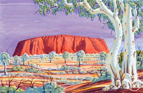 Uluru by Peter Taylor Tjutjatja from Alice Springs, Central Australia ...