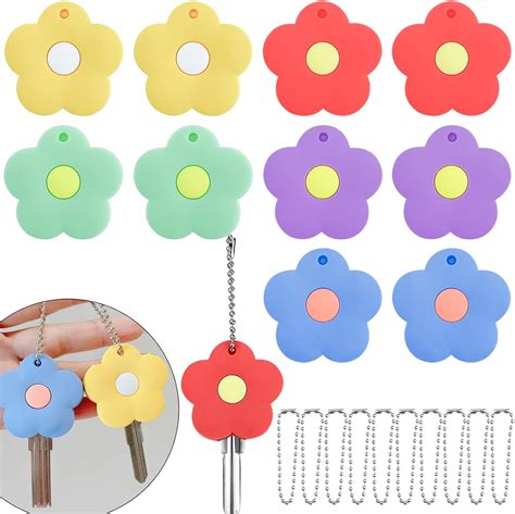 Tapas De Silicona Para Llaves De Flores Fundas Para Llaveros