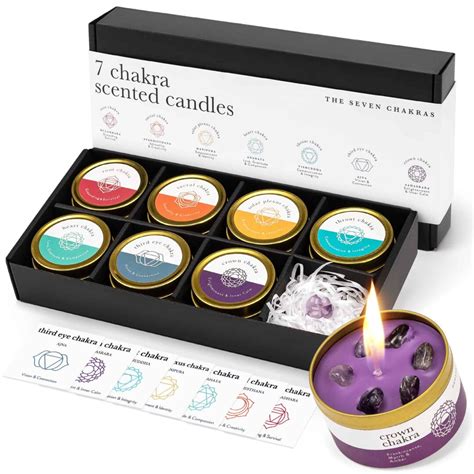 Chakra Candle Set Chakra Practice