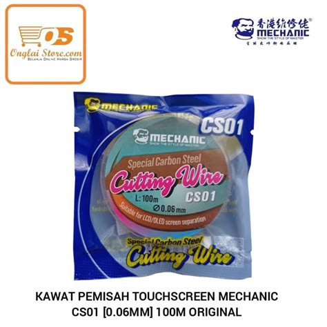 Jual KAWAT PEMISAH TOUCHSCREEN MECHANIC CS01 0 05MM 100M ORIGINAL