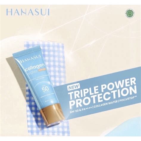 Jual Hanasui Collagen Water Sunscreen SPF 50PA 30 Ml Shopee Indonesia