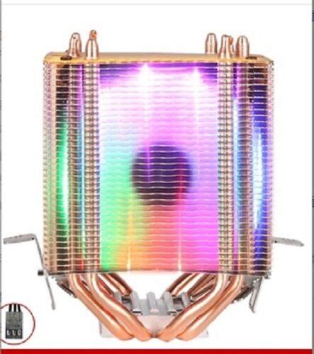 Heatsink Cpu Cooler Led Rgb Fan With Pin Intel Lga V V V Lga