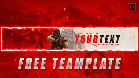 Cs Go Banner Photoshop How To Make Cs Go Youtube Banner In