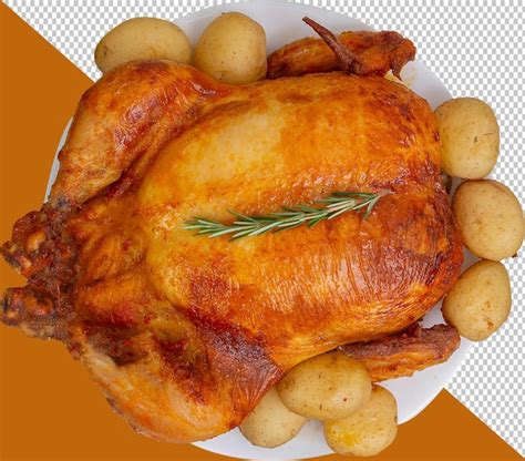 Premium Psd Roasted Chicken Whole Fresh Roasted Chicken