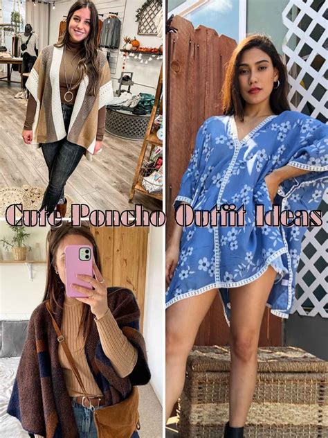 31 Perfect Poncho Outfit Ideas + Tips On Wearing - ljanestyle