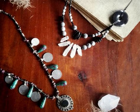 Bohemian Crystal Necklaces variety of designs. Explore Now | Etsy