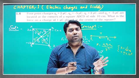 Chapter Electric Charges And Fields Tricky Problem Physics Jee