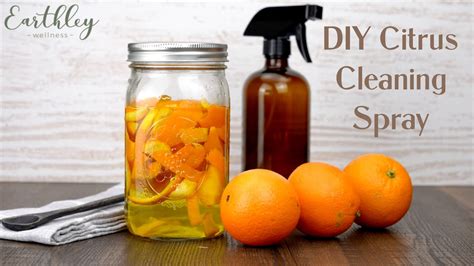 DIY Citrus Cleaning Spray YouTube