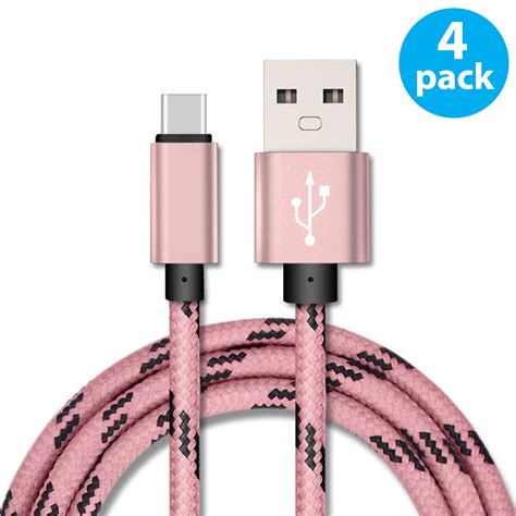 Pack Ft Usb Type C Cable Fast Charger Afflux Usb A To Usb C