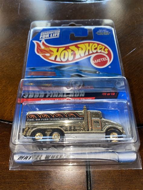 Mattel Hot Wheels Final Run Retiring Models Tank Truck In Protecto