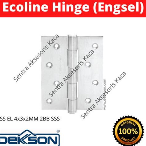 Jual Engsel Kupu Kupu Pintu Dekkson Ecoline Hinge Stainless Ess El 2Bb