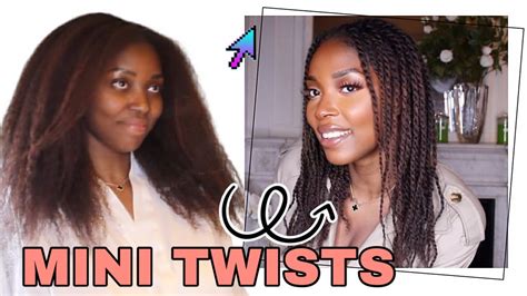 Les Mini Twists I Coiffure Protectrices Youtube