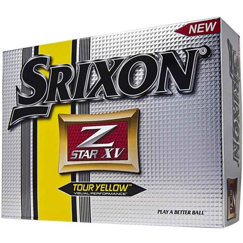 Buy Srixon 2014 Z-Star XV Yellow Golf Balls | Golf Discount