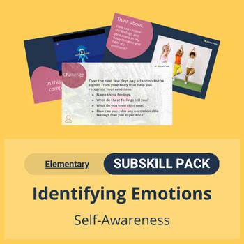 SEL Resource Pack Identifying Emotions Pack For Elementary TPT