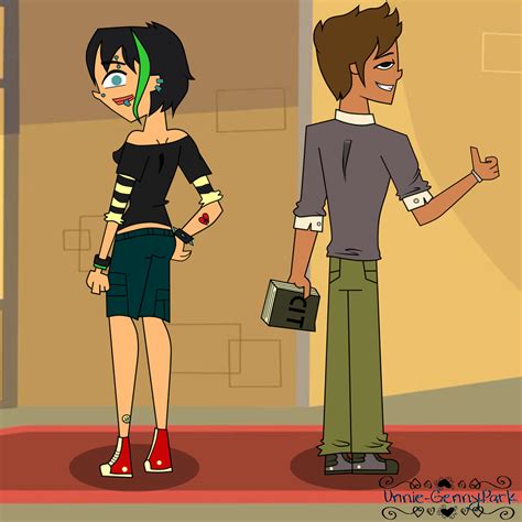 Total Drama Genderbent Duncan And Courtney By Unnie Gennypark On