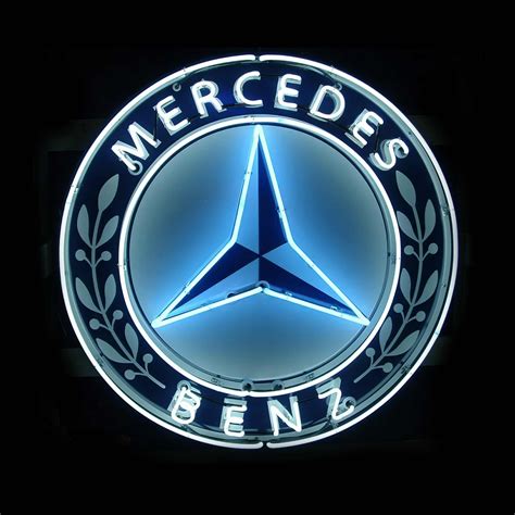 Mercedes Benz Neon Sign 46 Garage Art™