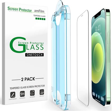 Amazon Amfilm Onetouch Tempered Glass Screen Protector For Iphone