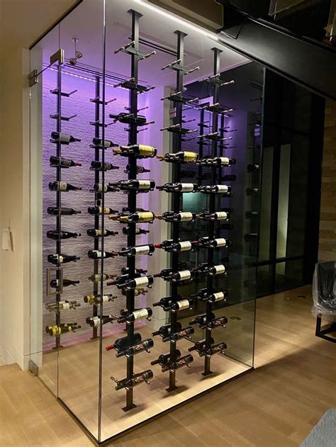 Vino Pins Double Sided Post Kit Floor To Ceiling Wine Rack System