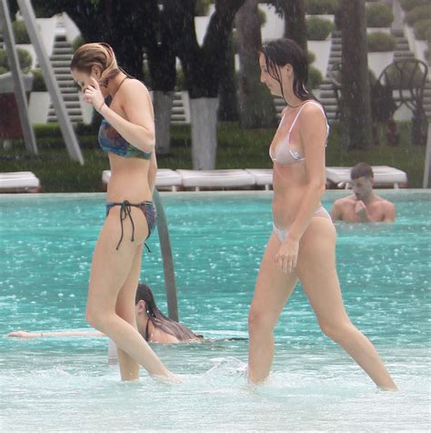 WHITNEY PORT In Bikini At A Pool In Miami HawtCelebs