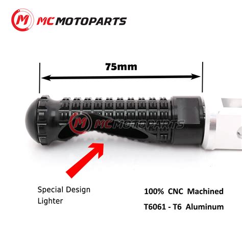 Mpro Black Front Foot Pegs Pedal For Yamaha Vmax