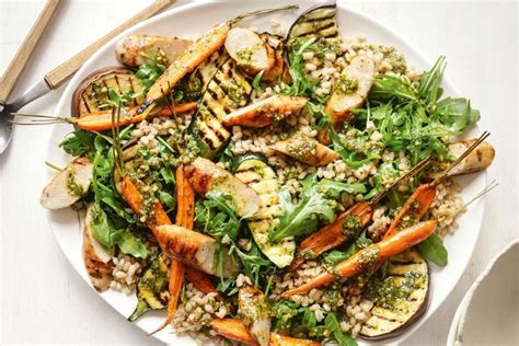 Barley Salad With Pesto