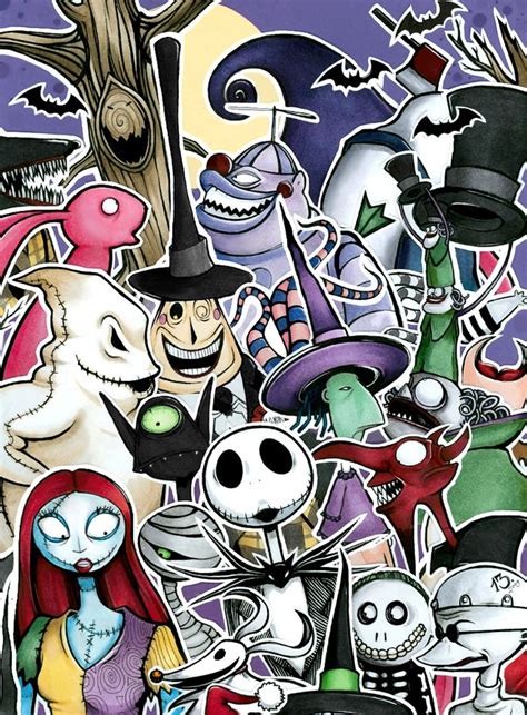 The Nightmare Before Christmas Characters Nightmare Before Christmas