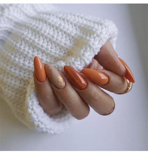 Fall Gel Nails Ombre Nails Glitter Manicure Nail Designs Nail