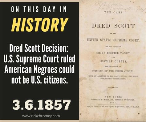 03 06 March 6 1857 The Dred Scott Decision Rick Chromey