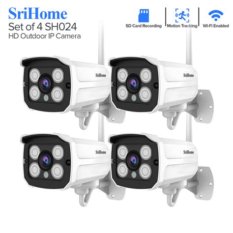 Set Of Sricam Srihome Sh Wifi Cctv Camera Connect To Cellphone H